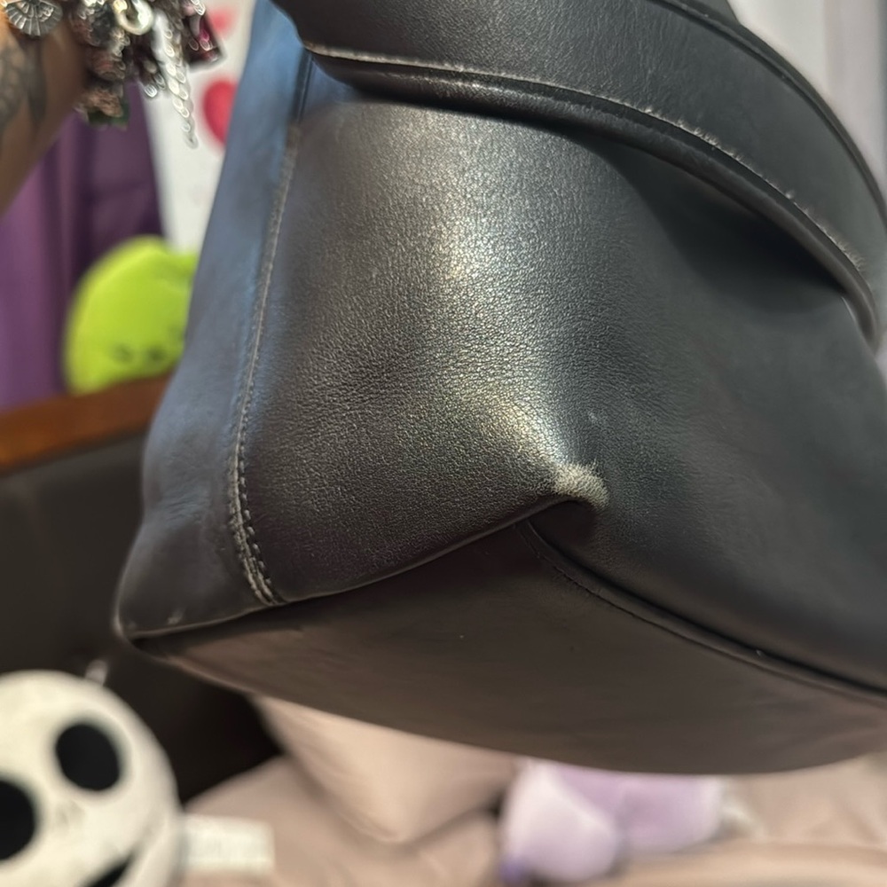 Coach Vintage legacy black leather bucket bag 9165 - Picture 10 of 17